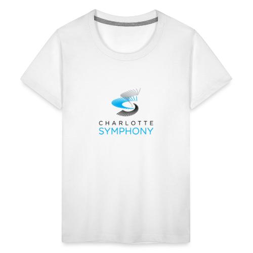 CSO Charlotte Symphony official logo (Black) - Kids' Premium T-Shirt