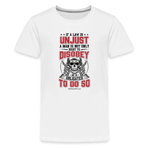 Unjust Laws for Light Colors - Kids' Premium T-Shirt