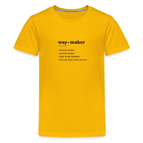 Waymaker song lyrics t-shirt - Kids' Premium T-Shirt