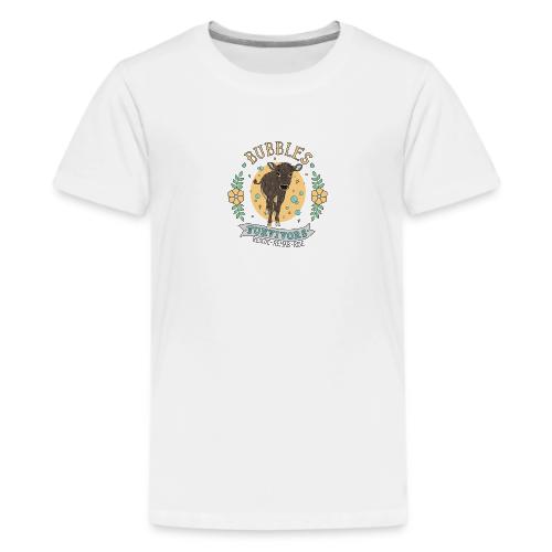 Bubbles the Cow - Yellow - Kids' Premium T-Shirt