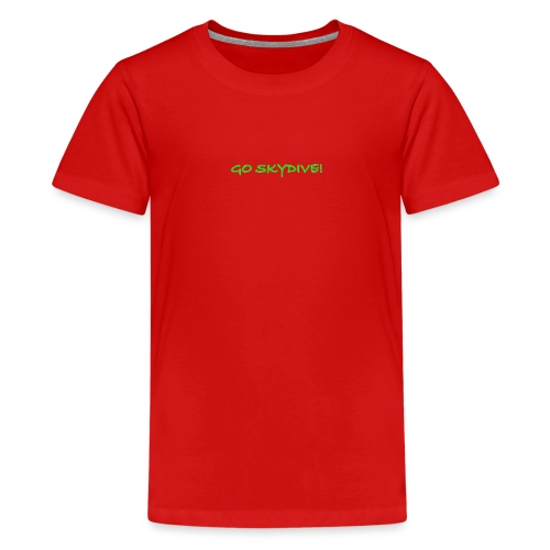 Go Skydive T-shirt/Book Skydive - Kids' Premium T-Shirt