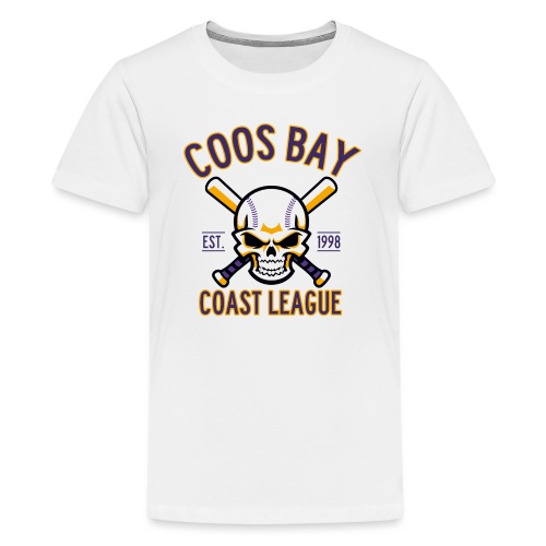 Coos Bay Coast League on White or Gray - Kids' Premium T-Shirt