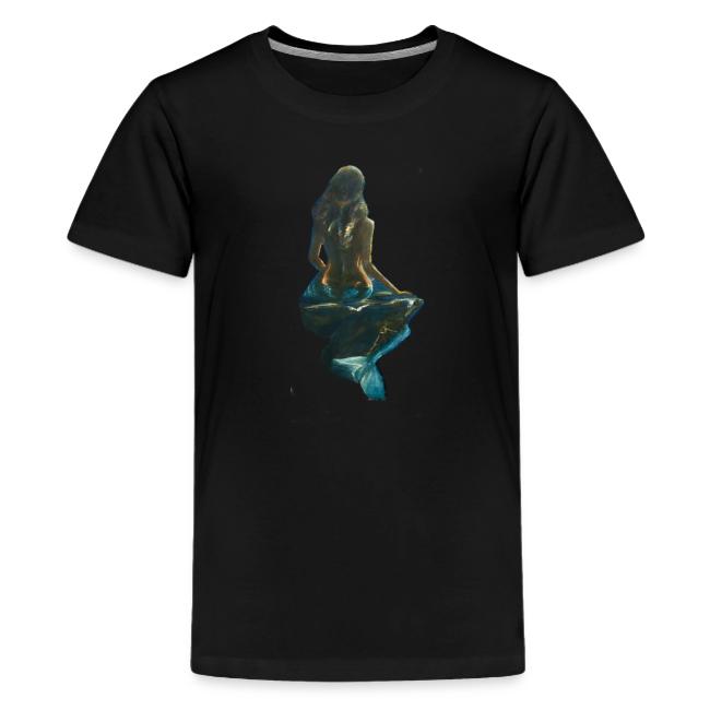 Midnight Mermaid on a rock