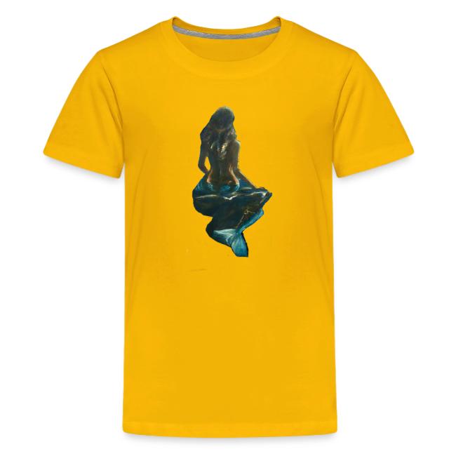 Midnight Mermaid on a rock