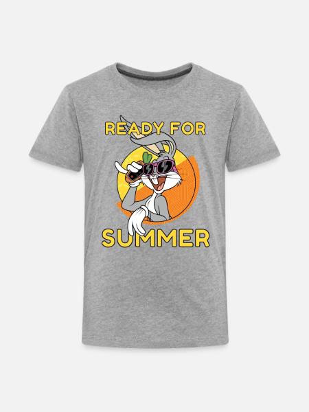 - Kids' Premium T-Shirt - heather gray - Front
