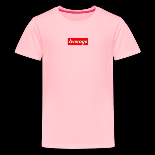 Average Supreme Logo Mockup - Kids' Premium T-Shirt