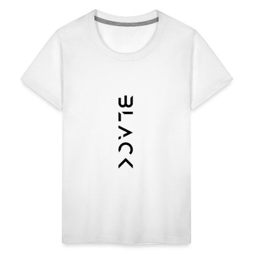 Futuristic Vertical Black - Kids' Premium T-Shirt