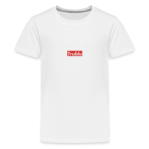 Trublu red box logo.(small) - Kids' Premium T-Shirt
