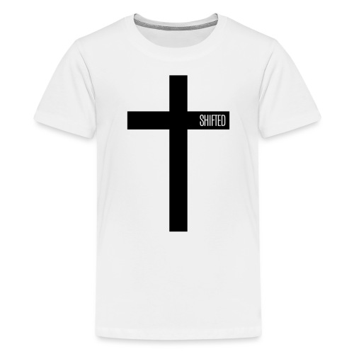 SHIFTED Cross - Black - Kids' Premium T-Shirt
