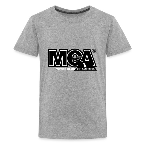 MCA Logo WBG Transparent BLACK TITLEfw fw png - Kids' Premium T-Shirt