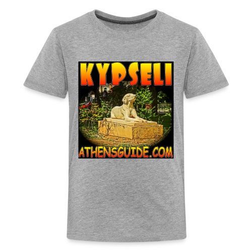 KYPSELI DOG BLACK 2 jpg - Kids' Premium T-Shirt