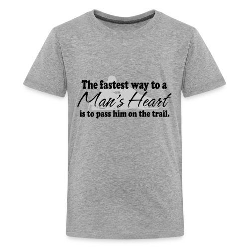 Man's Heart - Pass Him on the Trail - Kids' Premium T-Shirt
