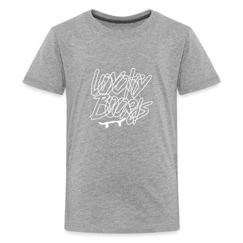Loyalty Boards White Font With Board - Kids' Premium T-Shirt