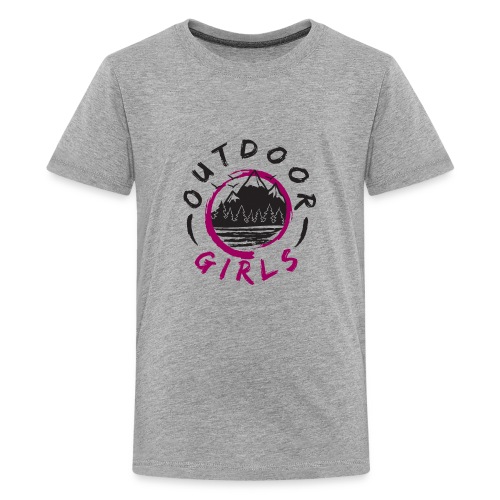 Outdoor Girls Logo - Kids' Premium T-Shirt