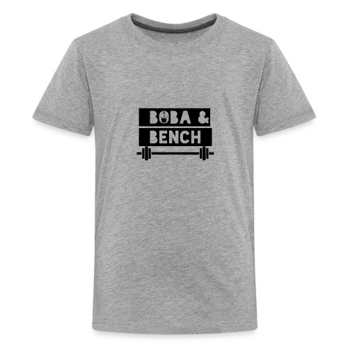 boba and bench - Kids' Premium T-Shirt