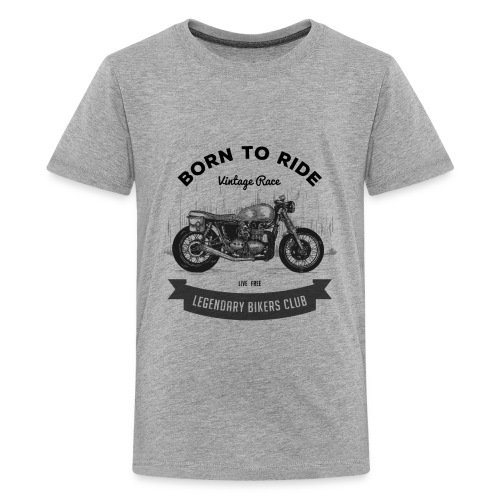 Born to ride Vintage Race T-shirt - Kids' Premium T-Shirt