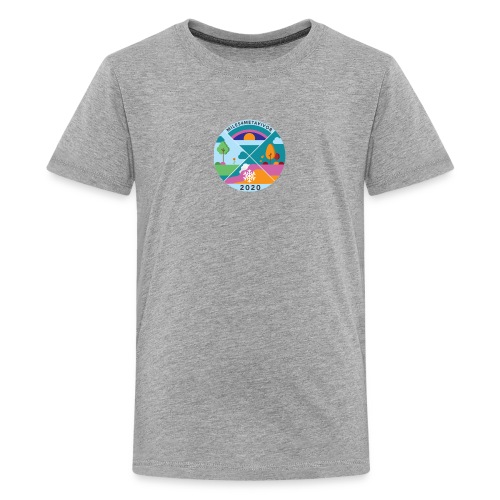 Miles4METAvivor Virtual Race Medal Design 2020 - Kids' Premium T-Shirt