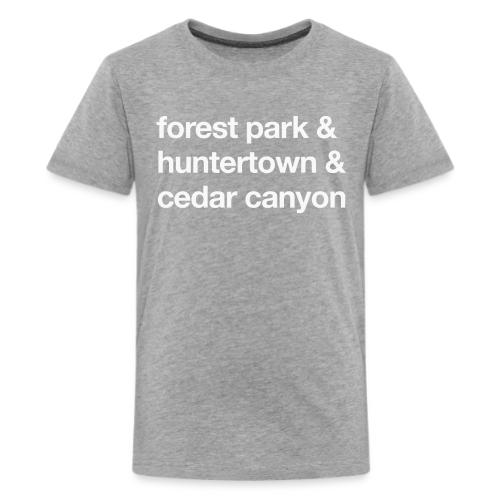 1 Church 3 Locations - Kids' Premium T-Shirt