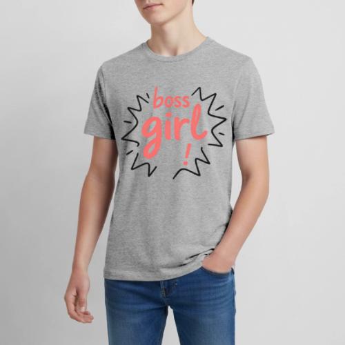 Boss Girl Bold Feminist Statement - Kids' Premium T-Shirt