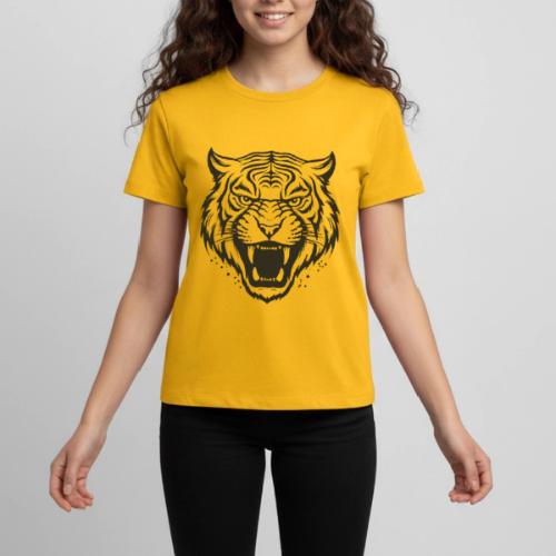 Wild Tiger Fashion, the fury of the feline tiger. - Kids' Premium T-Shirt