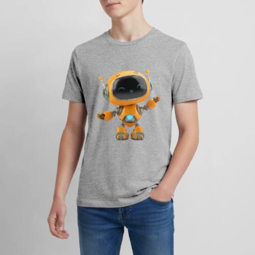 Playful Orange 3D Cartoon Robot for Kids - Kids' Premium T-Shirt