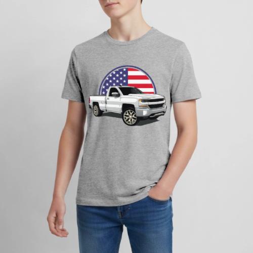 Silverado 4x4 Off Road Truck USA - Kids' Premium T-Shirt