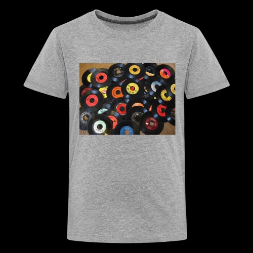 Vinyl Record Pile - Kids' Premium T-Shirt