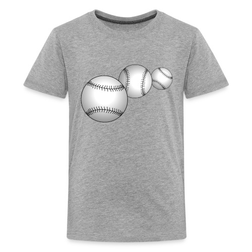 Three Baseballs - Kids' Premium T-Shirt