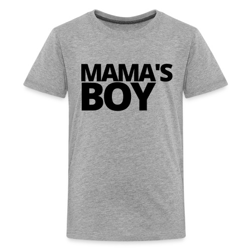 Mama's Boy (in black letters) - Kids' Premium T-Shirt