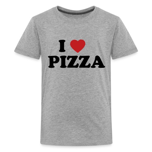 i heart pizza 2 color - Kids' Premium T-Shirt