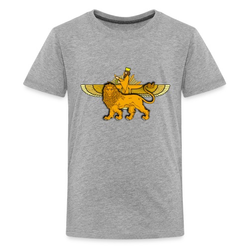 Lion Sun Faravahar - Kids' Premium T-Shirt