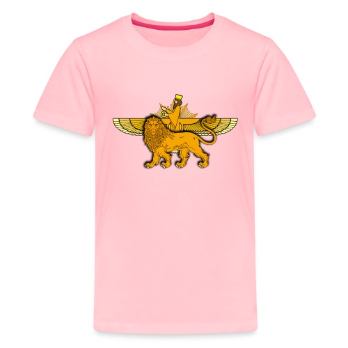Lion Sun Faravahar - Kids' Premium T-Shirt