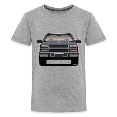 Design Icon: American Bowtie Silver Urban Truck - Kids' Premium T-Shirt