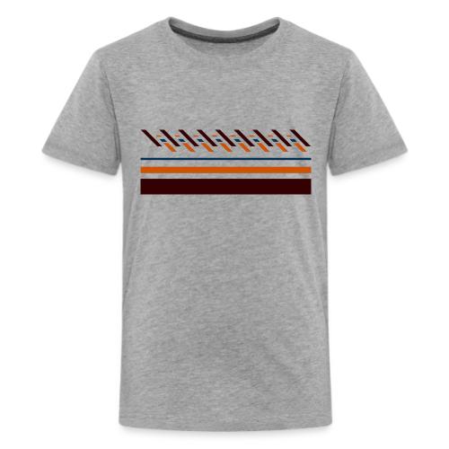 Cute, colorful striped designs for the seasons - Kids' Premium T-Shirt