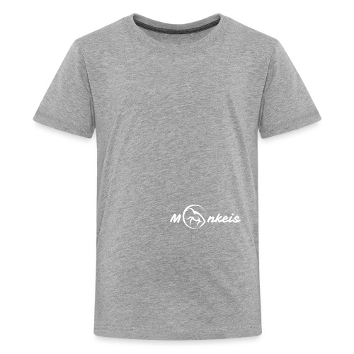 fitness logo white - Kids' Premium T-Shirt