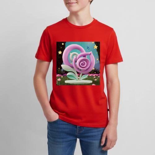 Lila Bloom | Double Floral Eco-Inspired Art - Kids' Premium T-Shirt