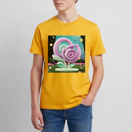 Lila Bloom | Double Floral Eco-Inspired Art - Kids' Premium T-Shirt