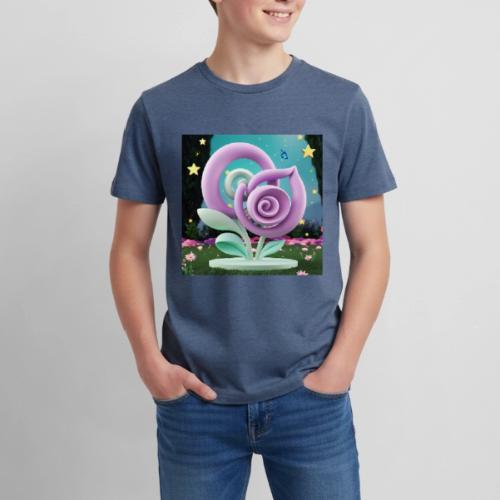 Lila Bloom | Double Floral Eco-Inspired Art - Kids' Premium T-Shirt