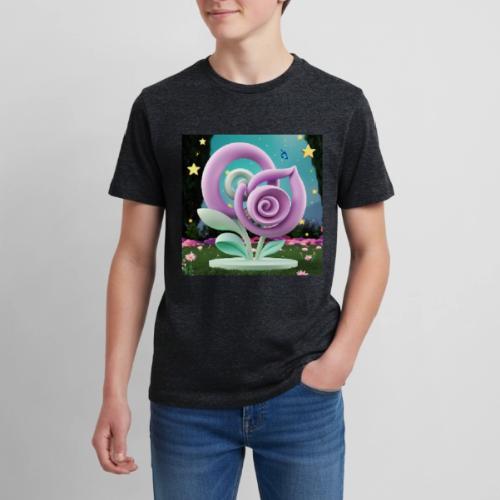 Lila Bloom | Double Floral Eco-Inspired Art - Kids' Premium T-Shirt