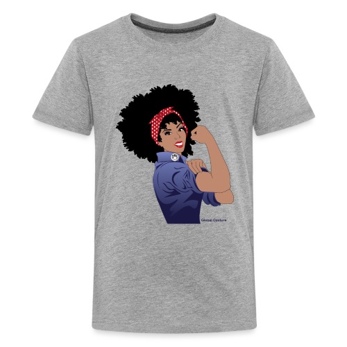 GlobalCouture WeCanDoIt Girl Tagged png - Kids' Premium T-Shirt
