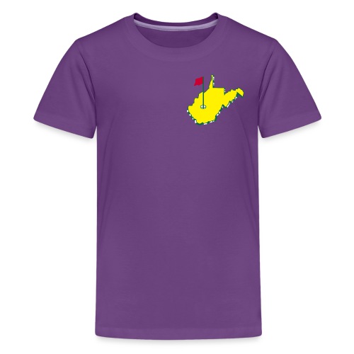 West Virginia Golf - Kids' Premium T-Shirt