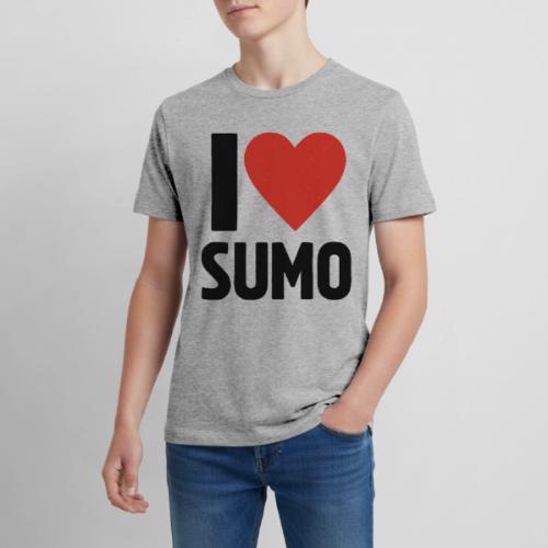 I Love Sumo – Bold Minimalist Sumo Wrestling Fan - Kids' Premium T-Shirt