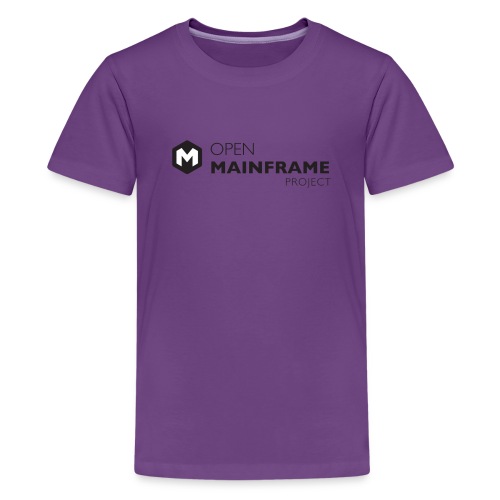 Open Mainframe Project - Black Logo - Kids' Premium T-Shirt