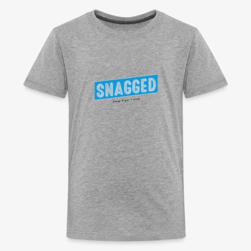 Snagged- Boxed Blue - Kids' Premium T-Shirt