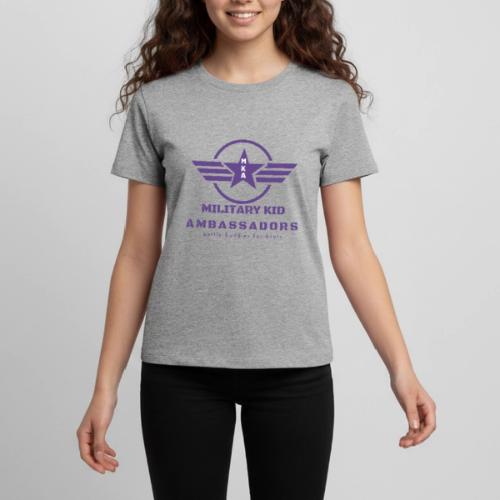 Military Kid Ambassador Purple Logo - Kids' Premium T-Shirt