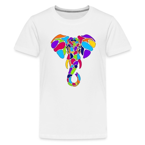 Art Deco elephant - Kids' Premium T-Shirt
