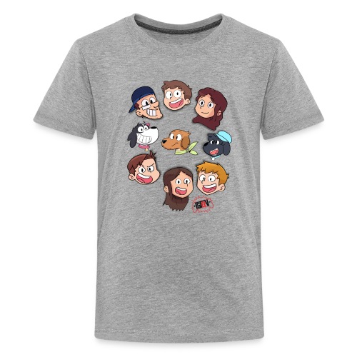 FGTEEV FAM FACES! - Kids' Premium T-Shirt