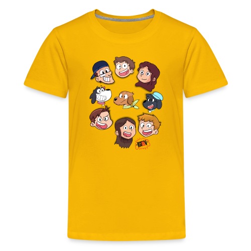 FGTEEV FAM FACES! - Kids' Premium T-Shirt