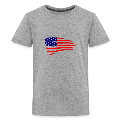 USFlagRed Blue - Kids' Premium T-Shirt
