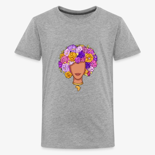 Flower Woman - Kids' Premium T-Shirt